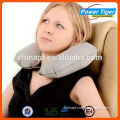 pvc flocking air neck pillow good design throw pillow